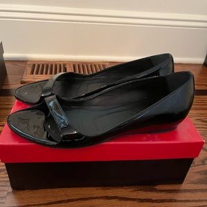 Hugo Boss Black Patent Wedge